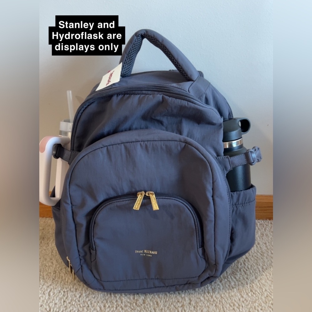 Isaac Mizrahi Navy Backpack